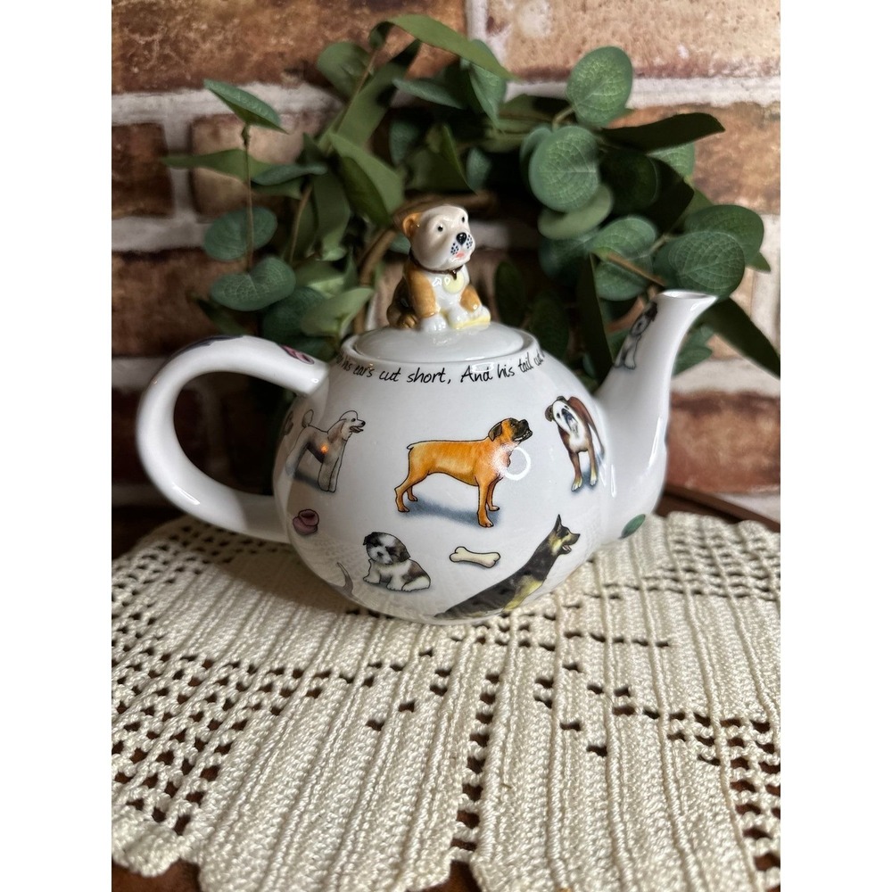 "Man's Best Friend" Ceramic Teapot by Pottery Artist Paul Cardew 2009